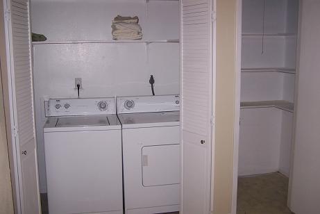 Bayview Townhomes Washer and Dryer.